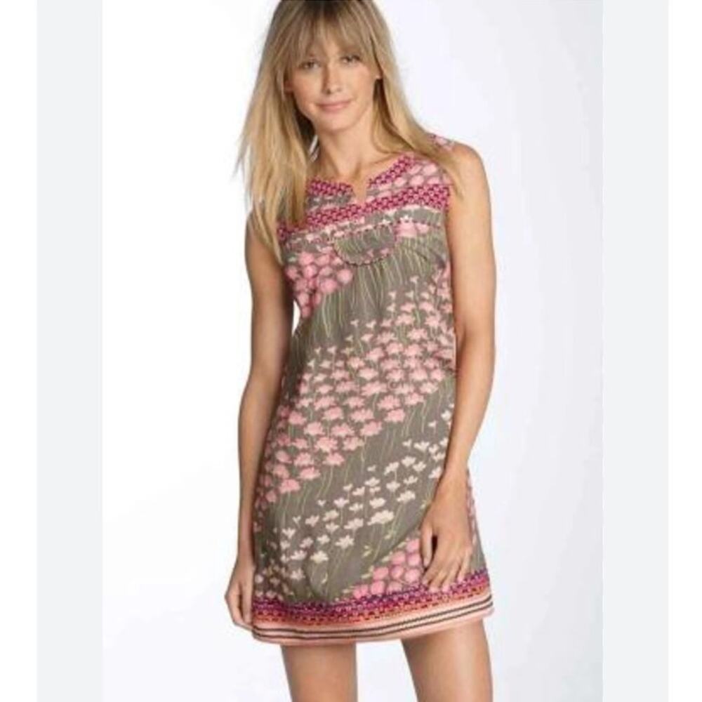 Free People Pretty Thing sleeveless floral shift dress boho